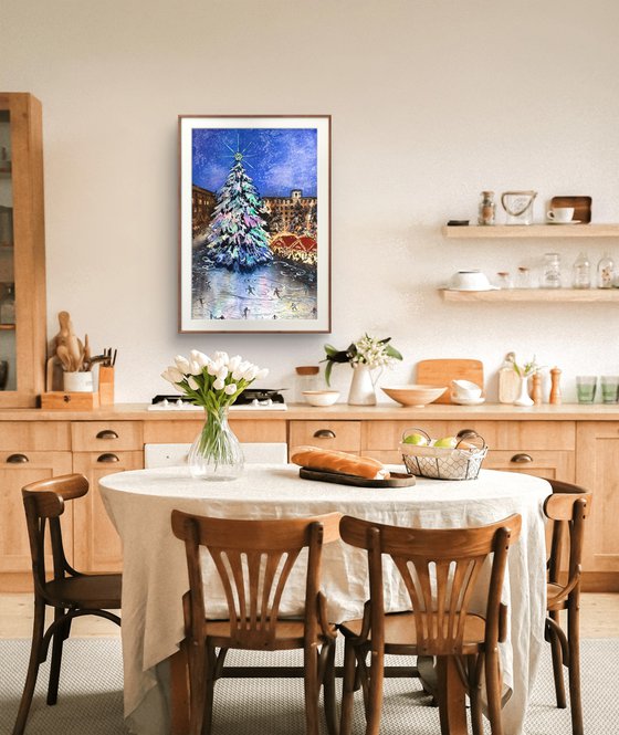 Christmas New Year Ice rink