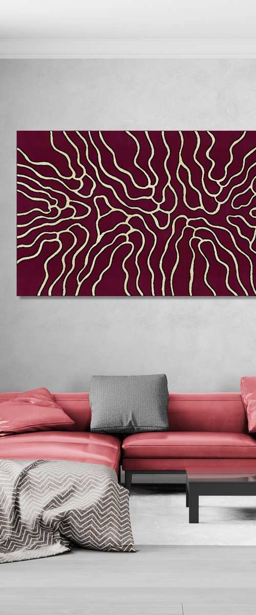 Flowing Lines #20 by Marina Krylova