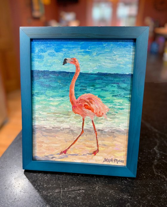 Blue Flamingo