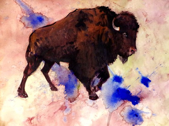 Bisonon abstract background