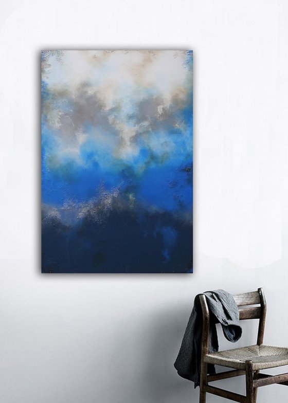 blue vintage (120 x 80 cm)