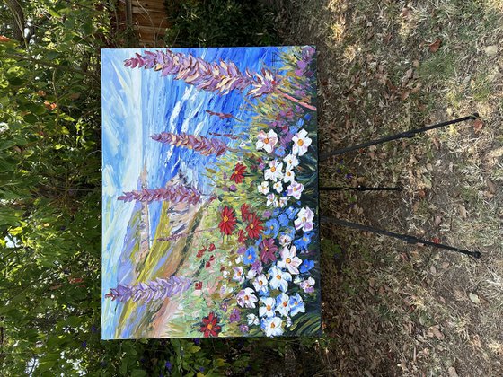 Coastal Wildflower Lagoon