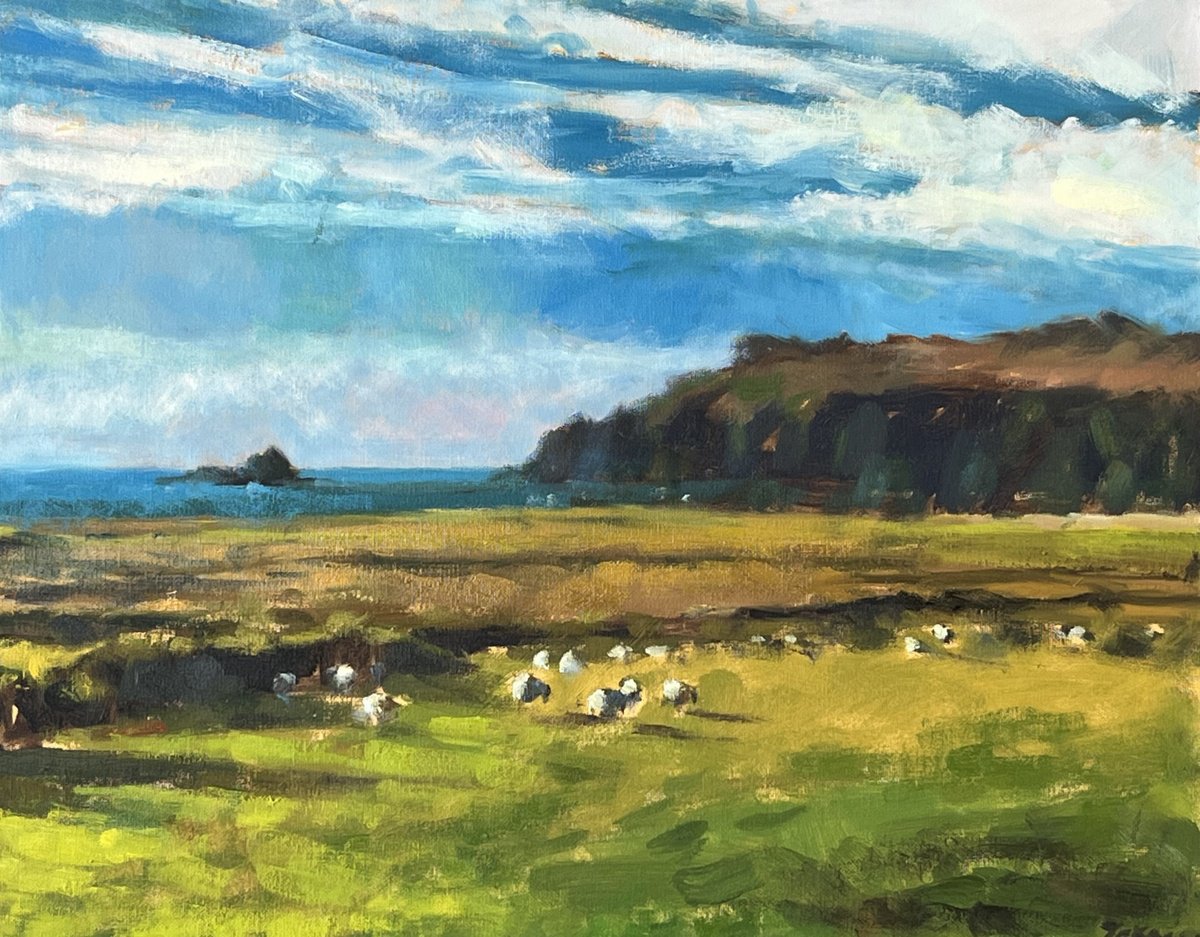 Early Morning in Ireland by Simon Zekaria Art
