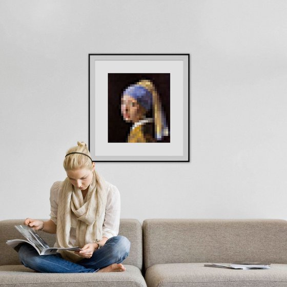 Distance your self (tribute to J. Vermeer)