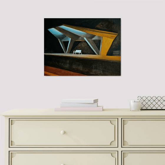 Late Evening at Warsaw Powiśle Station