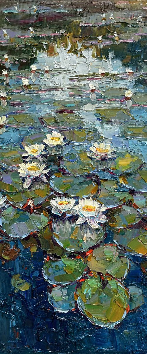 "Water lilies flowers" by Evgeny Chernyakovsky