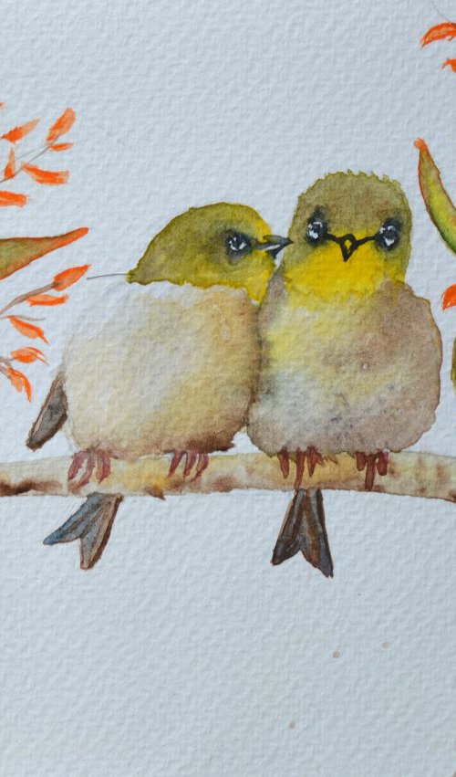 Oriental white-eyes by Neha Soni