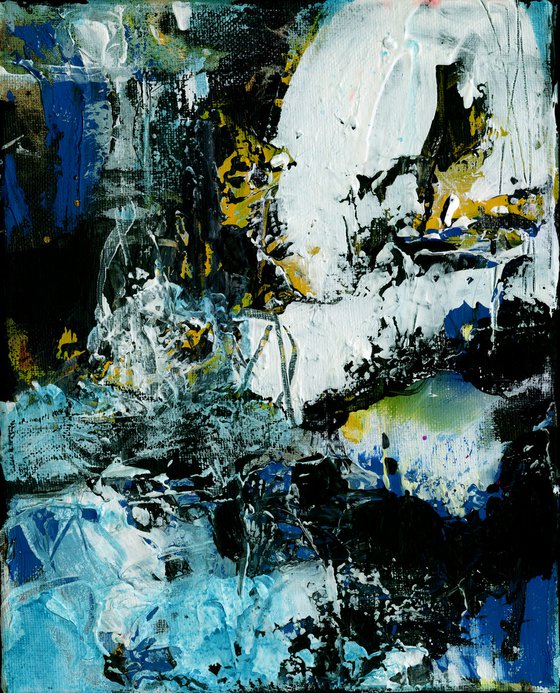 Enigma 5 - Abstract Painting  by Kathy Morton Stanion