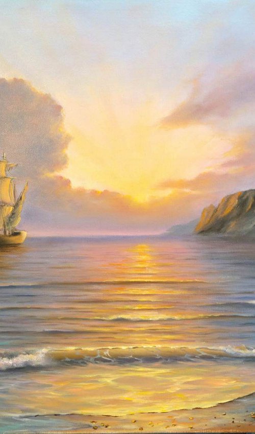 Sunset gold by Mariia Ignatkina