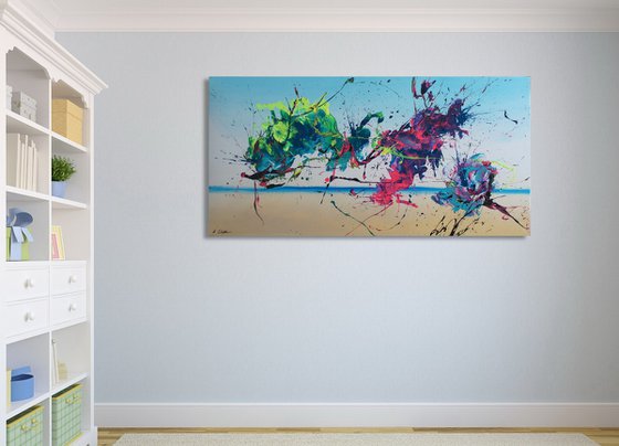 Sky Dance (Spirits Of Skies 128085) (160 x 80 cm) XXXL (64 x 32 inches)