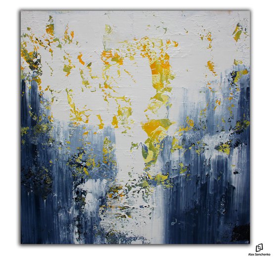 100x100cm /abstract painting / Ready to hang /  Abstract 114