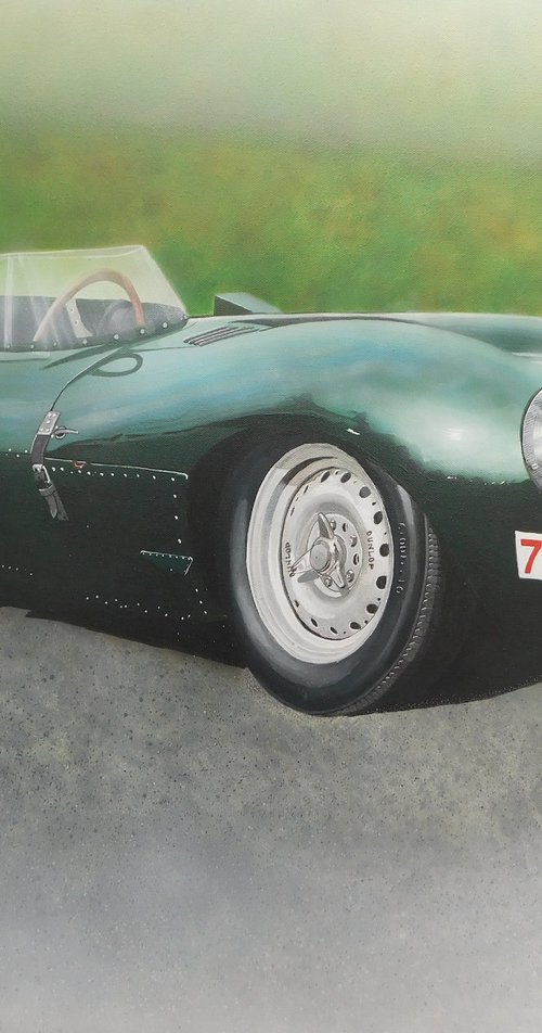 Jaguar D-Type by Benjamin Self