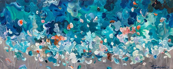 'Oceanum somnio' - 60x24"