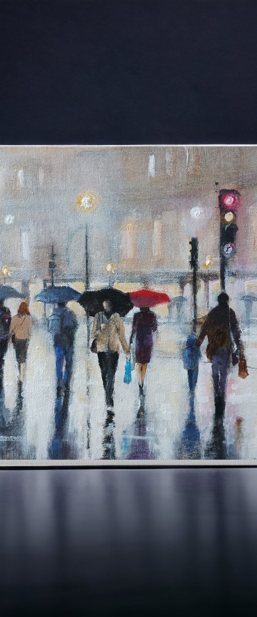 London Shoppers by Alan Harris