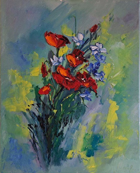 Bouquet of Poppies