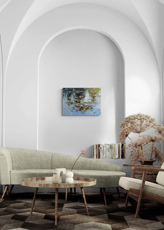 White Water Lilies Pond