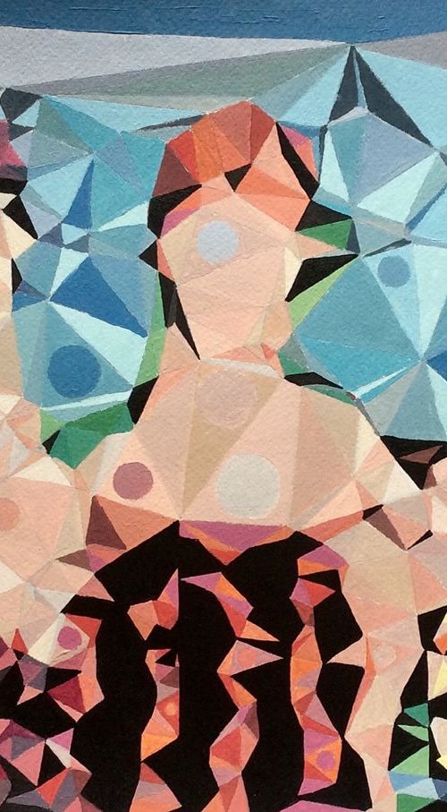 À la plage / At the Beach by Lynda Gagnon