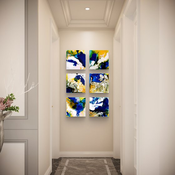 N°37-N°42 ( 6 paintings )