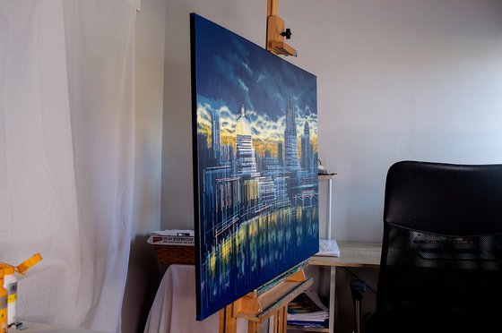 London Skyline Sunset