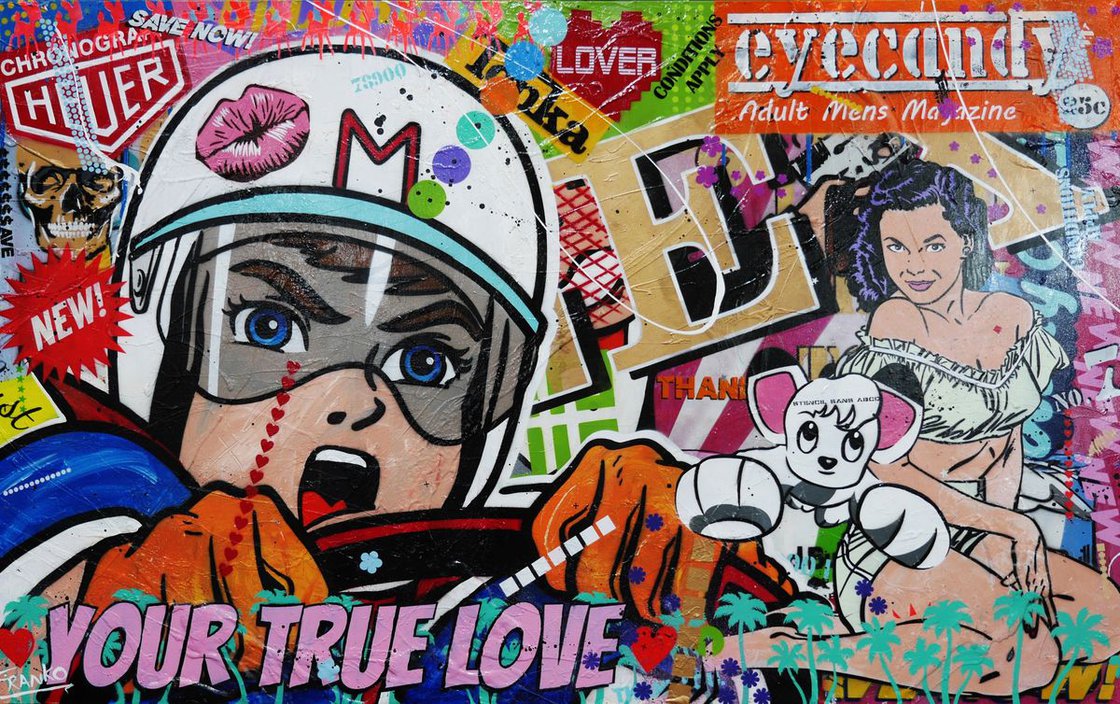 Speed Racer Retro Vintage Pop Art Comic Book Japanese Manga Wall Art