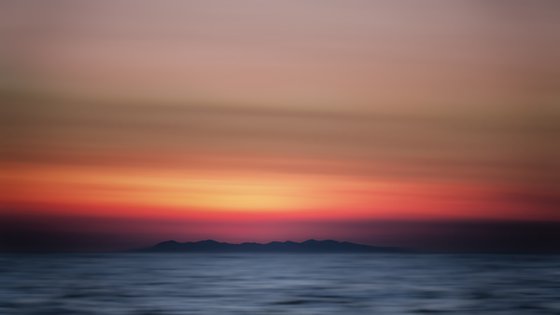 Sunset on the Tyrrhenian sea