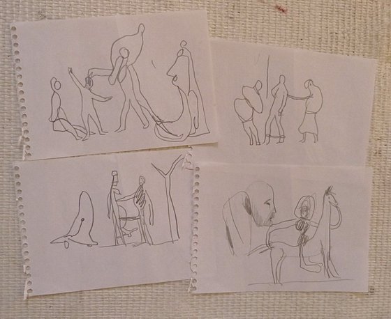 Four surrealist sketches