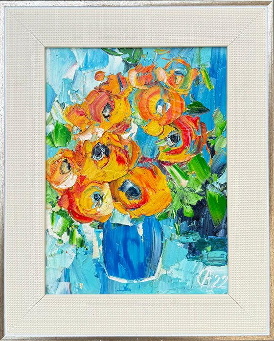 Vase in orange