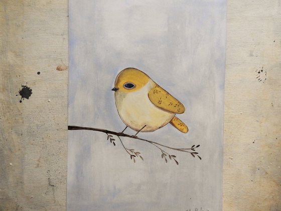 The yellow bird