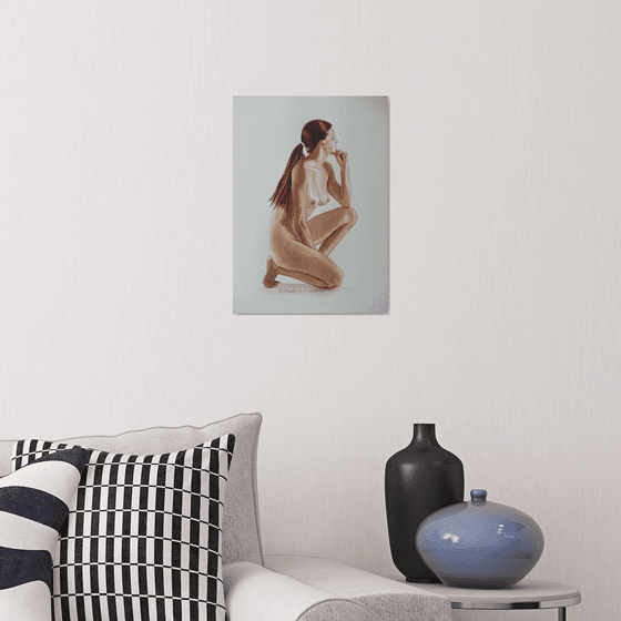 Kneeling female nude