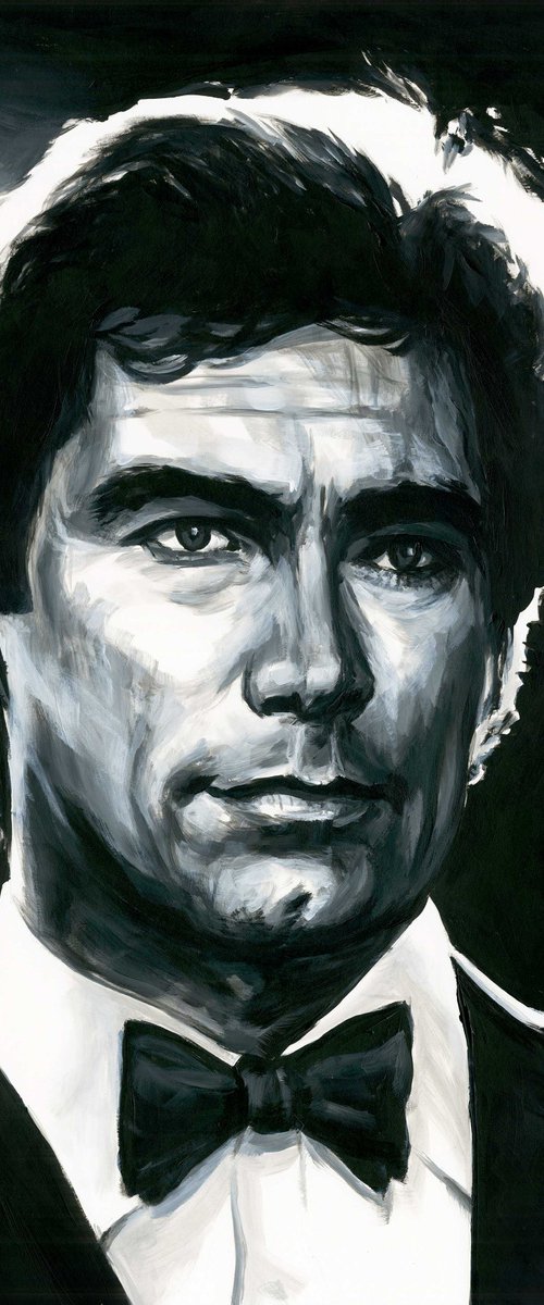 Timothy Dalton - James Bond 007 by Alex Stutchbury