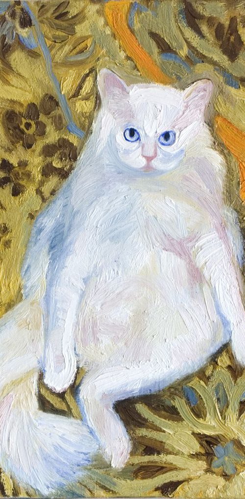 The fat cat by Olena Kamenetska-Ostapchuk