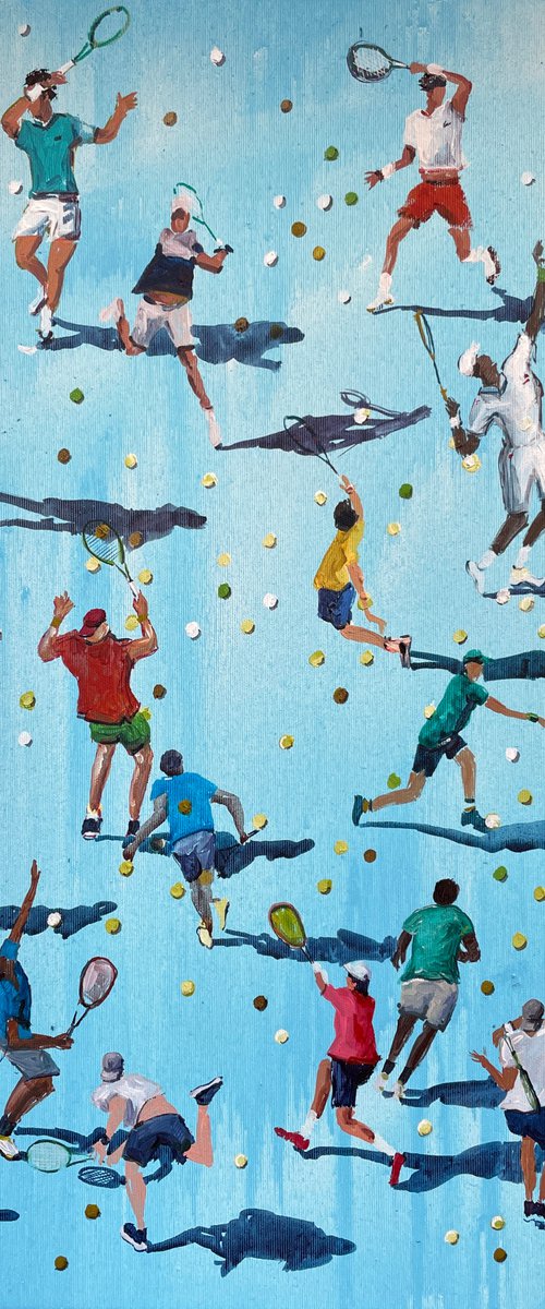 Tennis Players by Bogdan Shiptenko