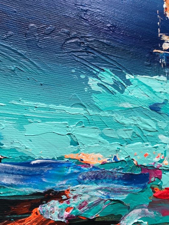 Horizon of Hope/Abstract Sunset Art