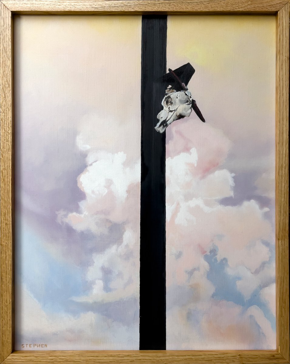 Impressionistic Landscape Oil Painting By Steven M. Curtis, 17 X 22", Division X, Original Artwork