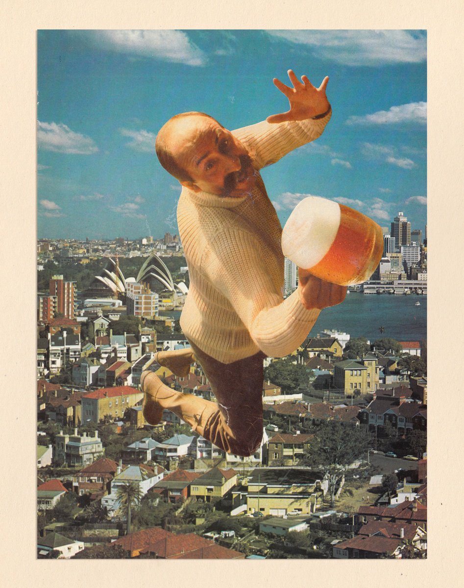 Portrait Collage By Jon Garbet, 10 X 13, St. Patrick, Original Artwork