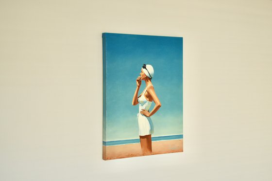 Pondering - in white