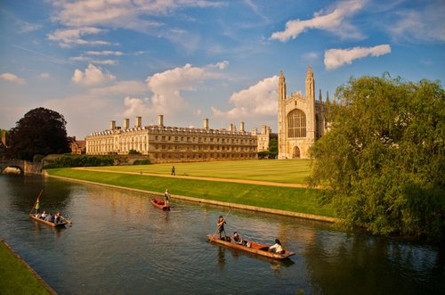 Punting on the CamCambridge by Ron Colbroth