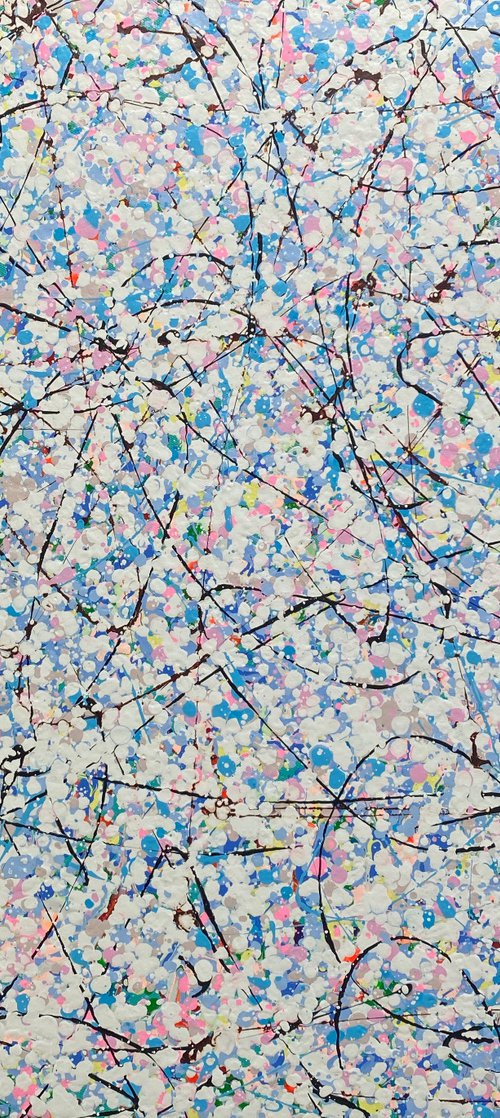Sky Release, Abstract Original oil painting, Handmade artwork, One of a kind by Vahe Yeremyan