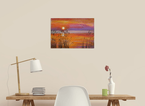 Sunset /  ORIGINAL PAINTING