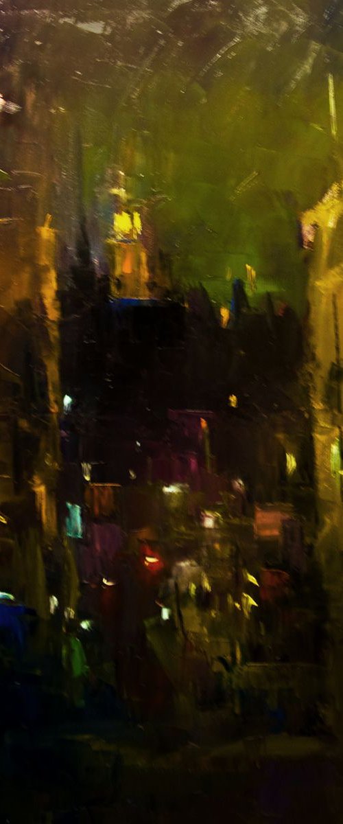 Abstract  London at Night by Andre Pallat