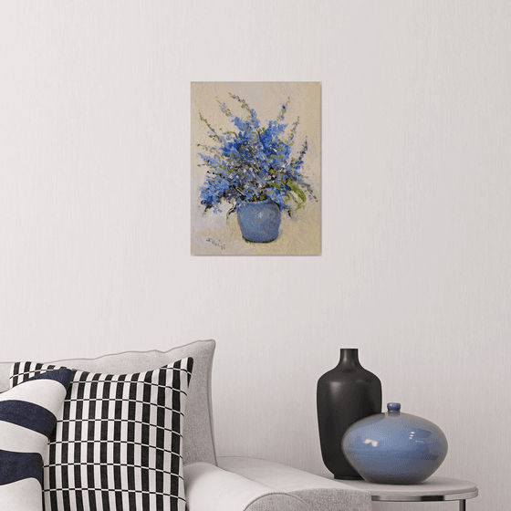 Forget Me Nots in the Vase