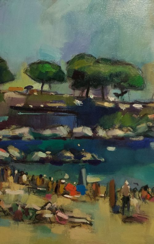The Beach at Calella #2 by Andre Pallat