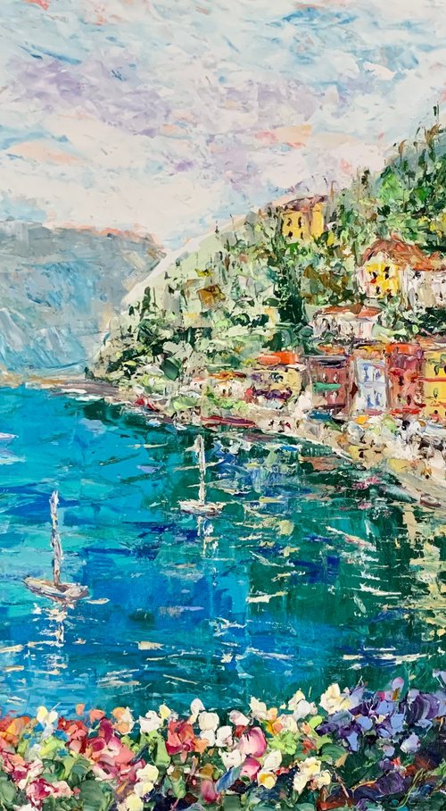 Varenna town by lake Como by Vilma Gataveckienė