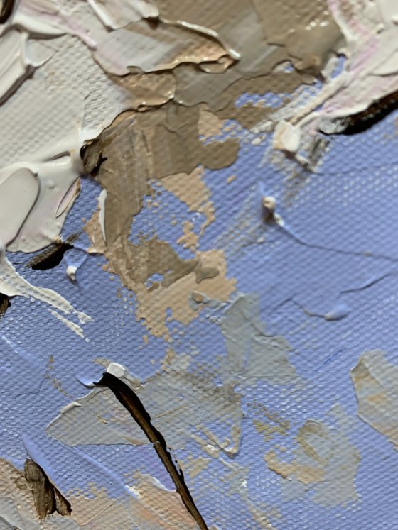 Waiting man in Blue.