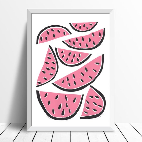 Watermelons - Unframed - FREE Worldwide Delivery