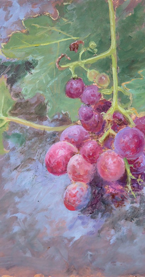Red grapes I by Dejan Trajkovic