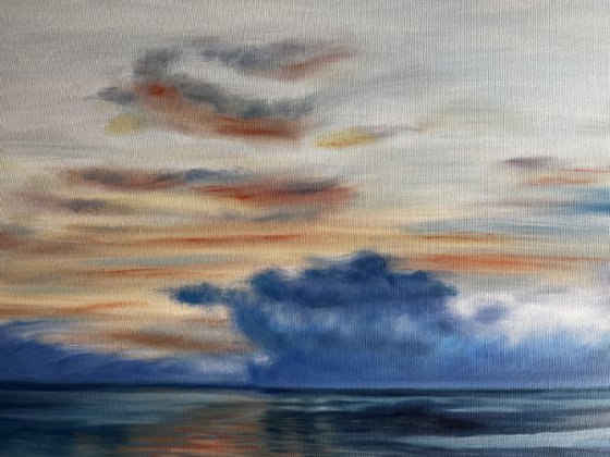 Dawn over Mediterranean: Homebound