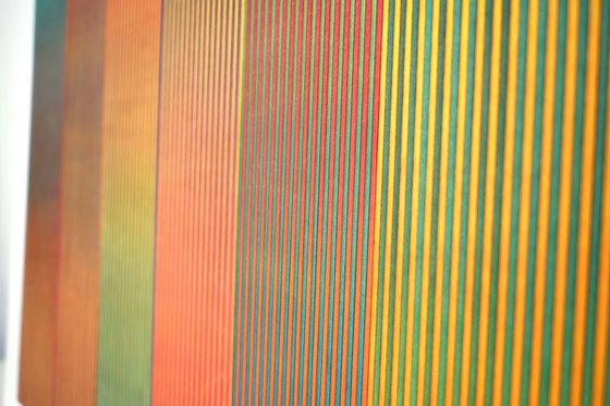 Seven Panel Stripe Colour Study