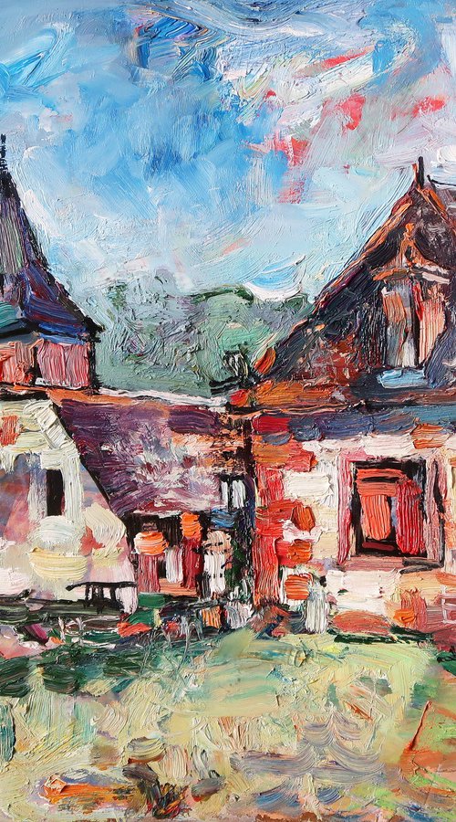 Collonges-la-Rouge by Nikifor Swiristuhin