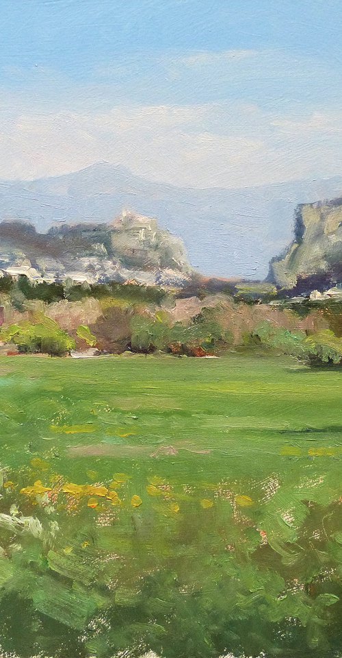 Sisteron view from  "Les Bons Enfants" by Pascal Giroud
